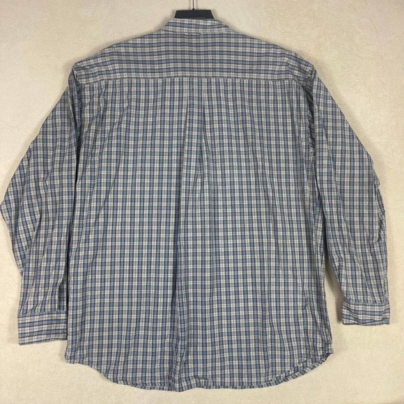 Timberland Weather Gear Mens XL Long Sleeve Button Up Shirt Multicolor Plaid - Picture 11 of 12